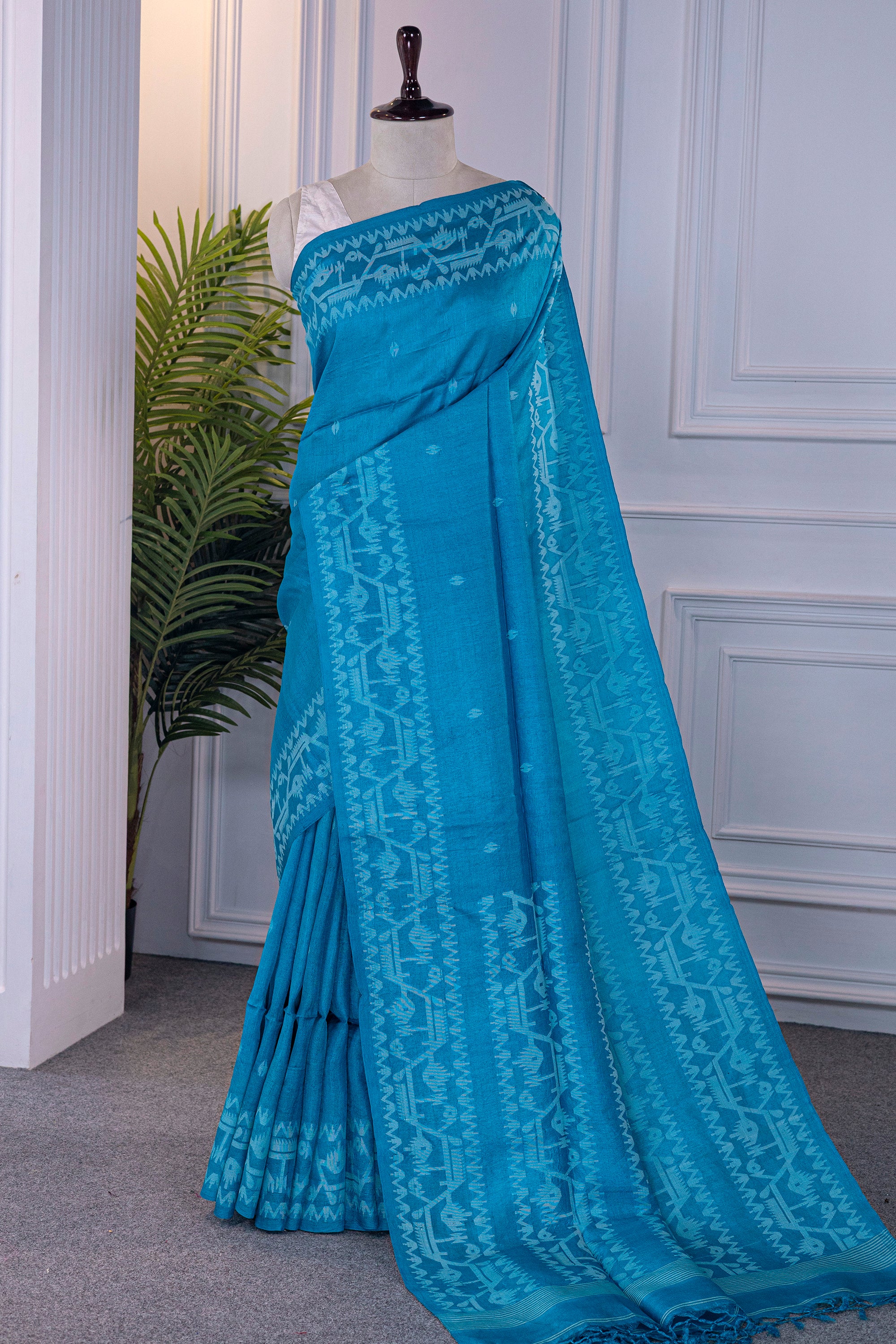 Tussar Jamdani
